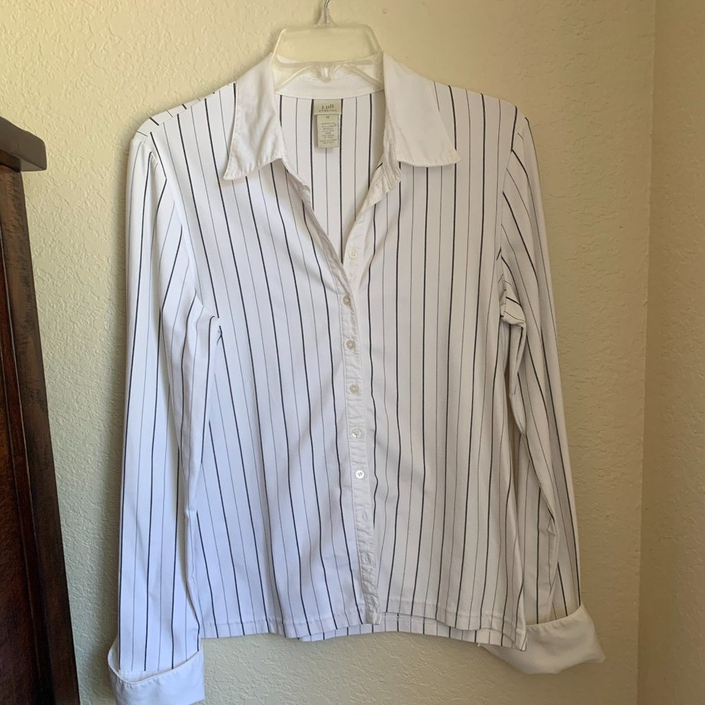 J. Jill Stretch Shirt, Size Medium
